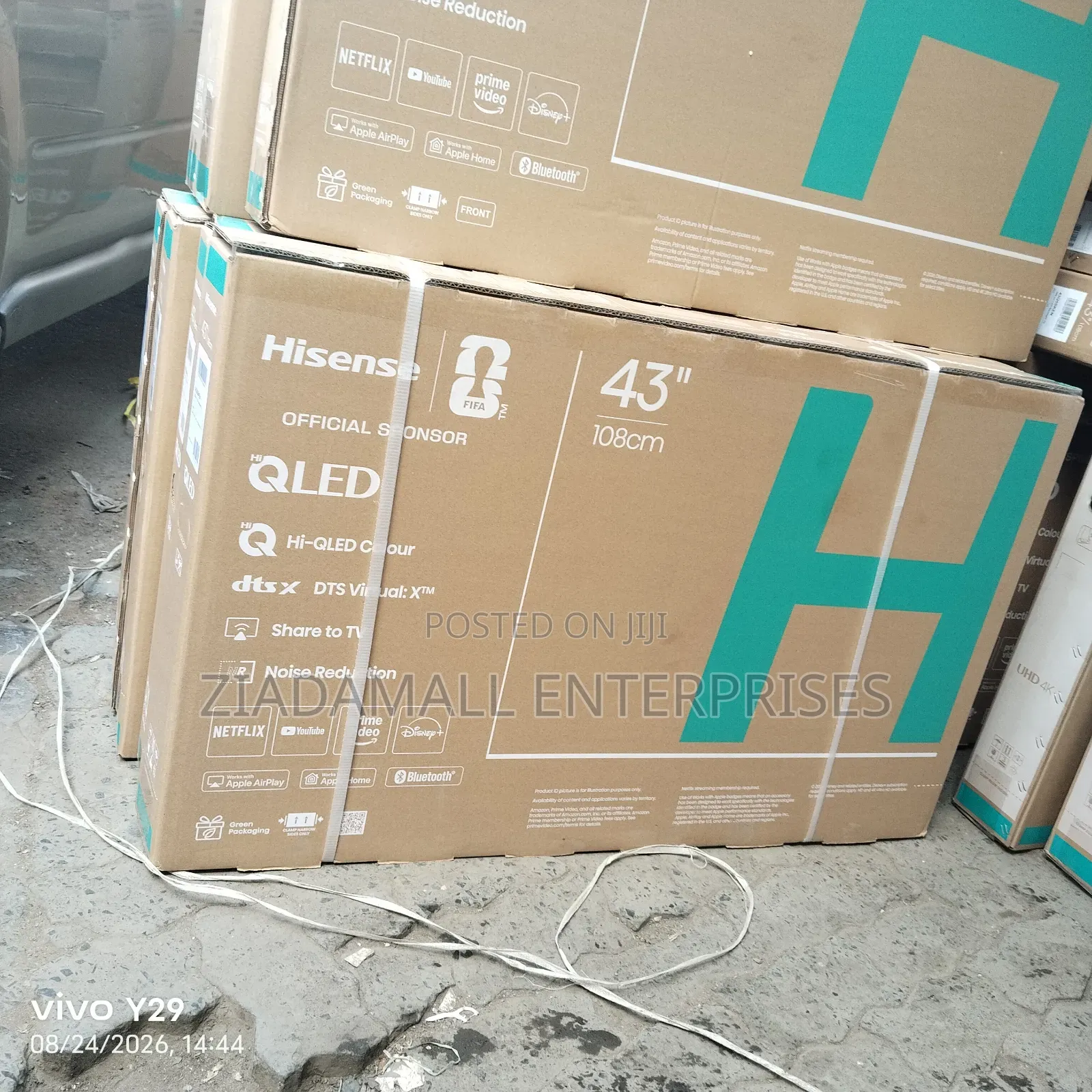 New Arrivals Hisense 43” 4K QLED Google Smart TV.  Affordable