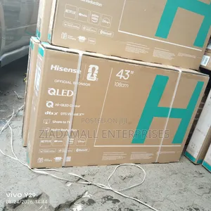 New Arrivals Hisense 43” 4K QLED Google Smart TV.  Affordable