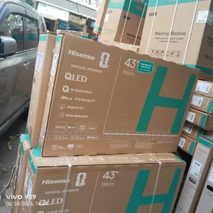 New Arrivals Hisense 43” 4K QLED Google Smart TV.  Affordable
