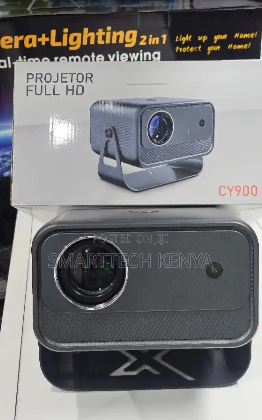 Android 13.0 Cy900 Smart Projector With Wifi , Bluetooth + Youtube