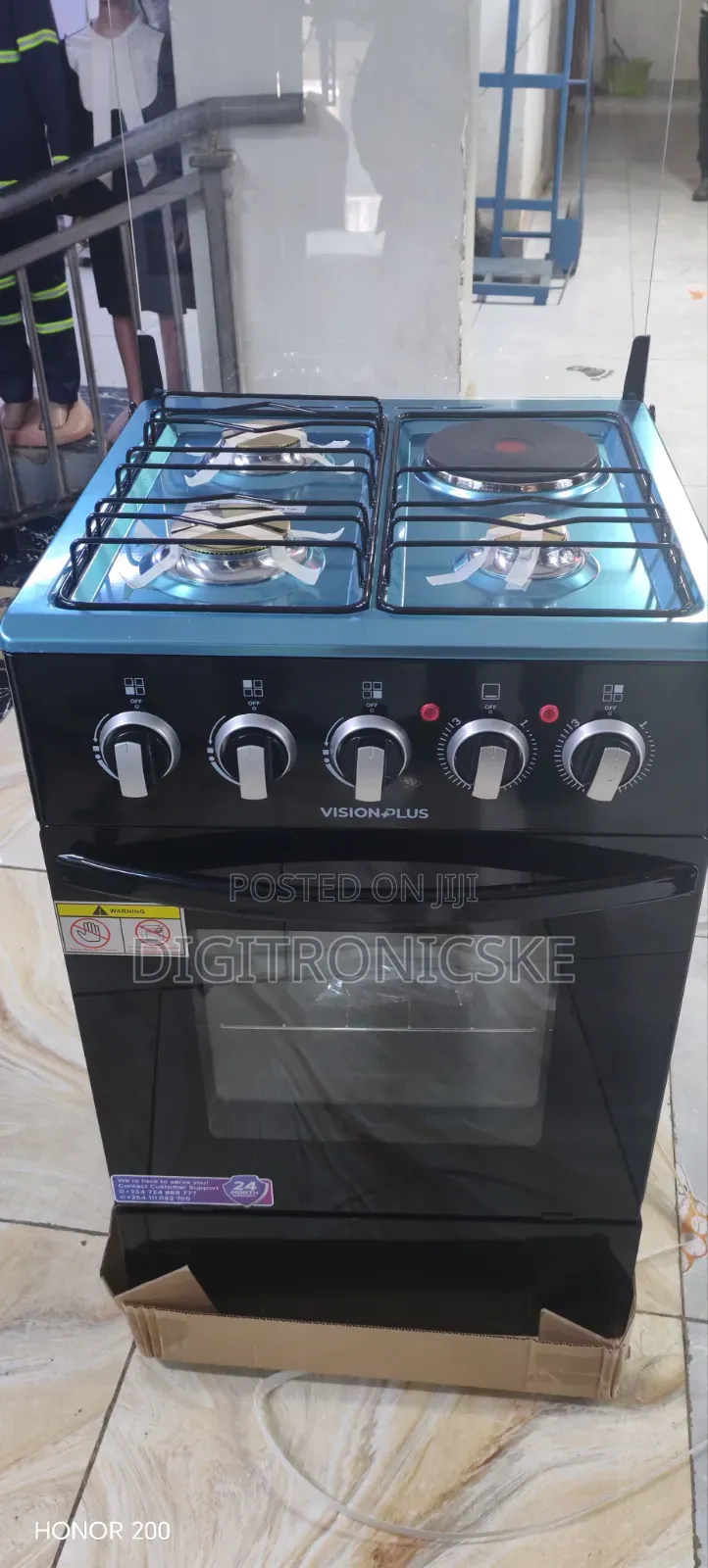 Vision Plus 3gas 1 Electric 50 by 50 Standing Cooker