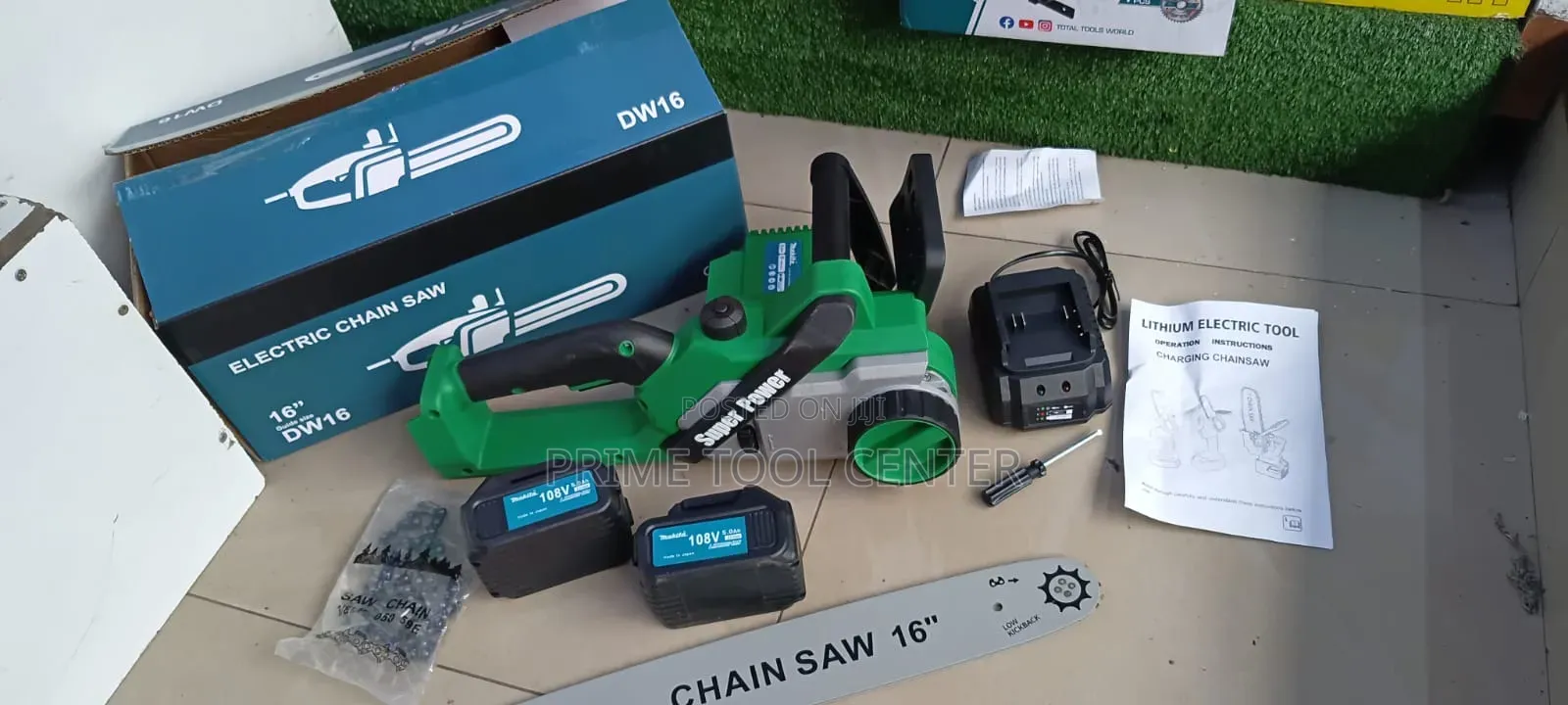 16-Inch Cordless Electric Chainsaw Kit