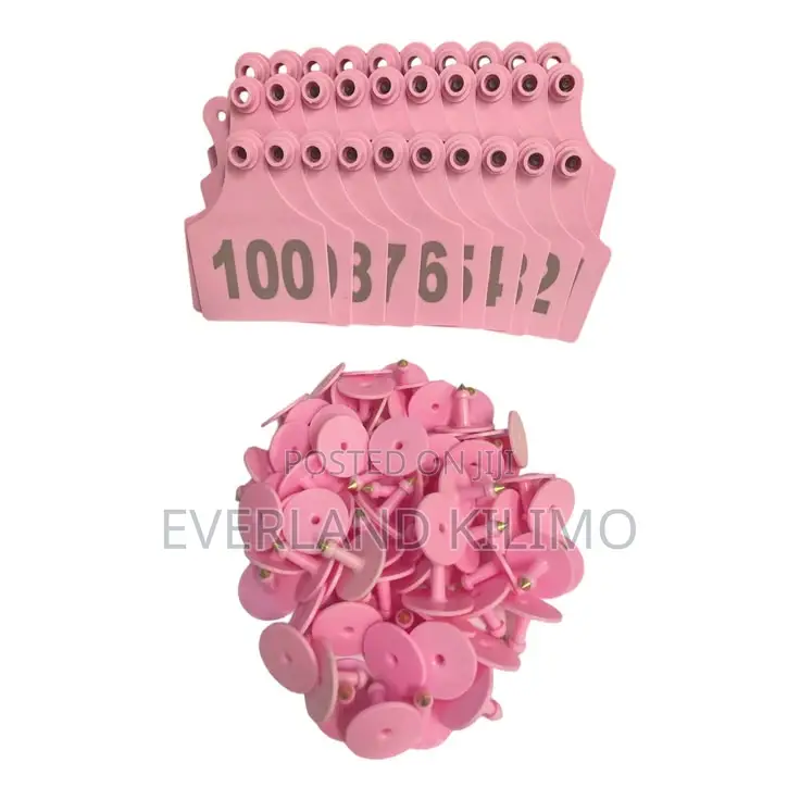 Small Print Livestock Ear Tags - Numbered