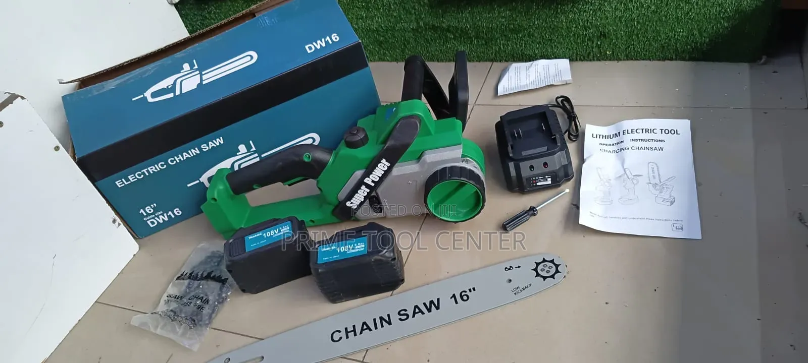 16-Inch Cordless Electric Chainsaw Kit