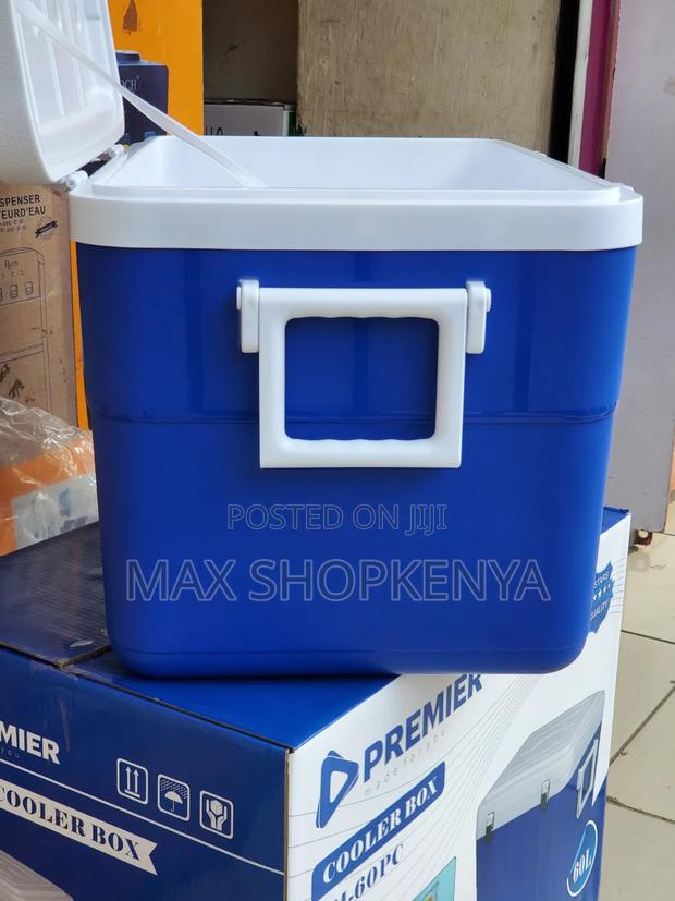 Premier 60L Portable Cooler Box for Food & Drinks