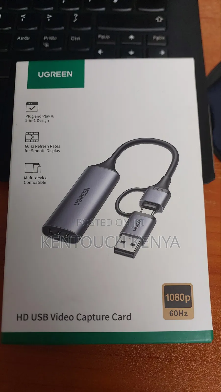 Ugreen 2 in 1 Video Capture Card HDMI to USB Type C