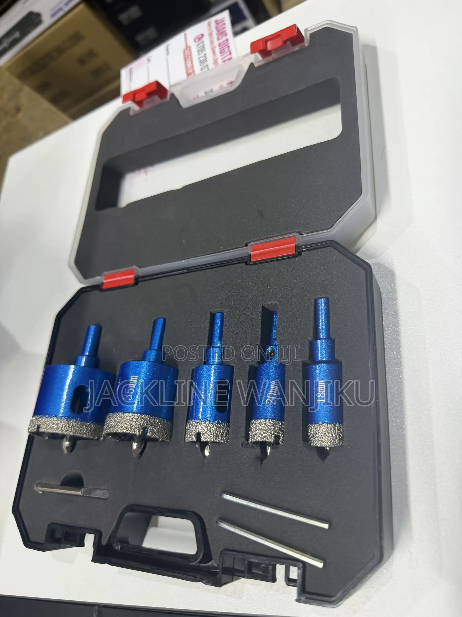 Diamond Hole Saw With Center Guide Drill Bit for Ceramic Tiles