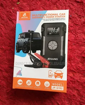 JEQANG JP-S152 4-in-1 Car Jump Starter With Air Compressor