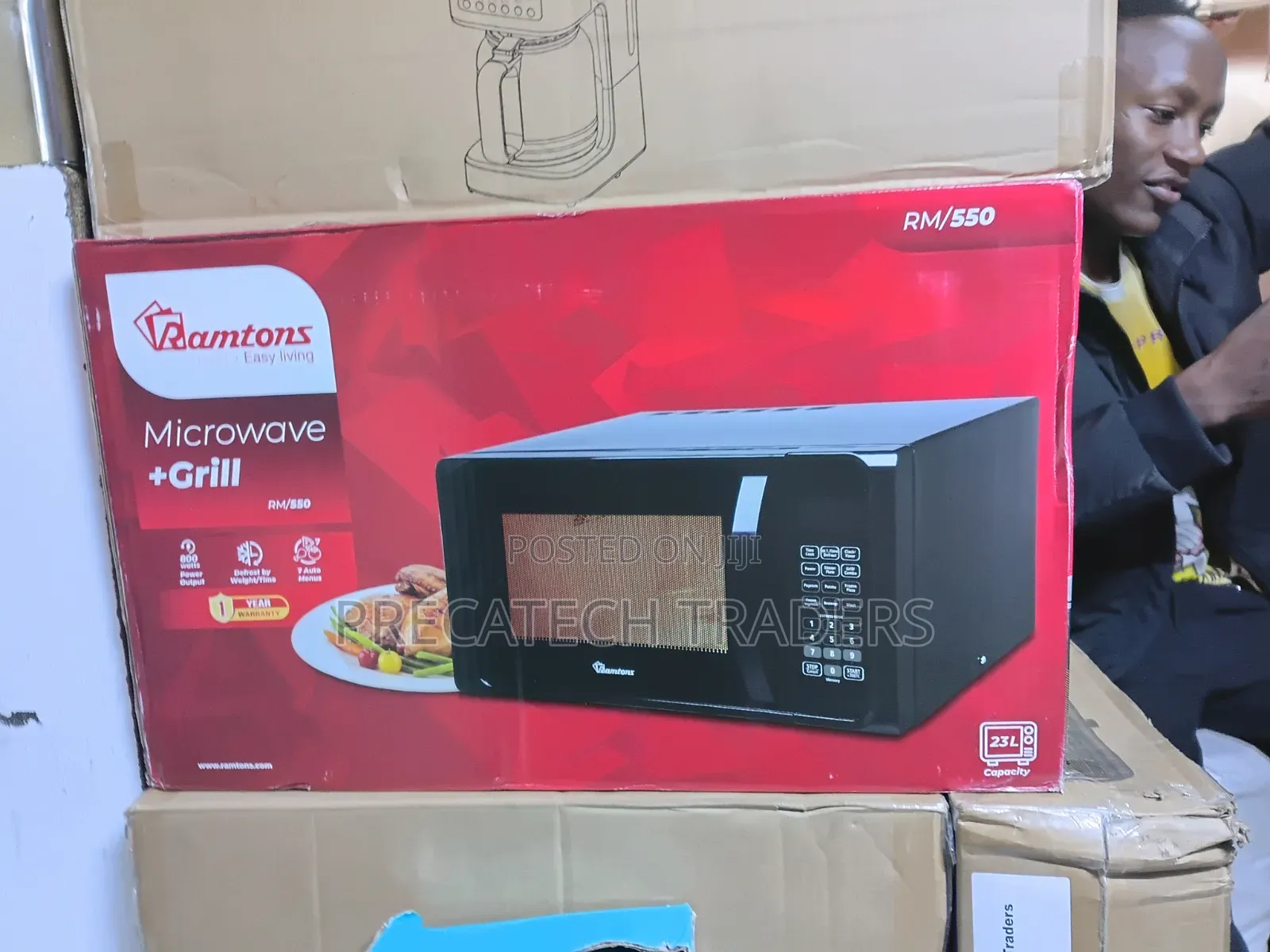 Ramtons 23L Digital Microwave – Grill Function