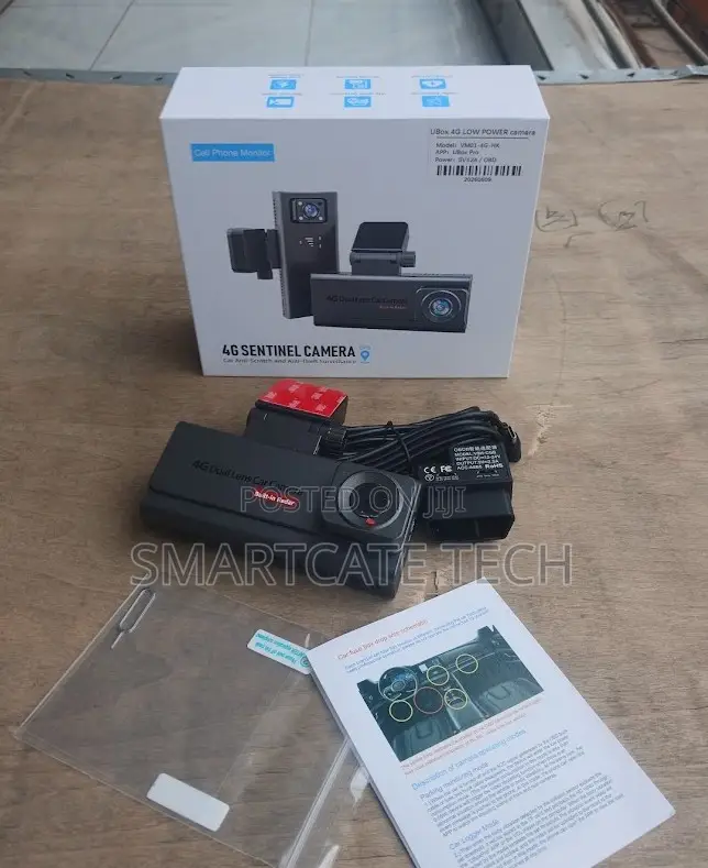 4G Dual Lens Dash Cam – Smart Car Security & GPS Tracking