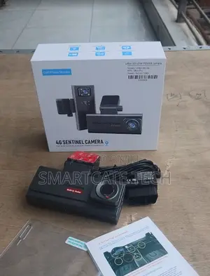 4G Dual Lens Car Camera – Live Monitoring & GPS Tracking
