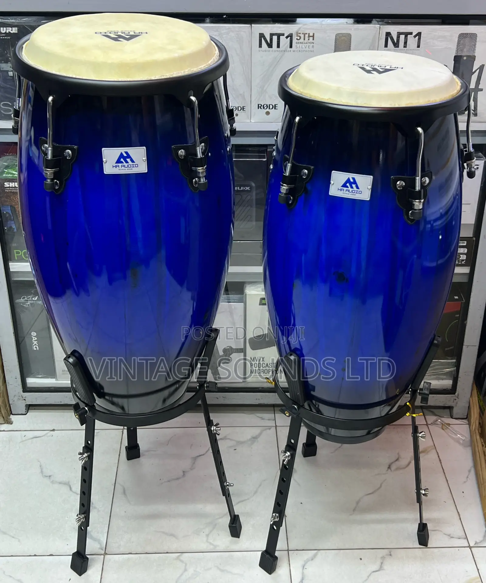 Brand New Imported DC Percussion Conga Drums (Set of 2)