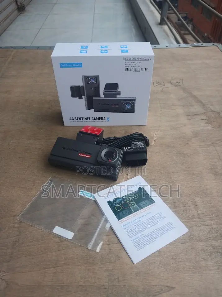 Smart 4G Dash Cam – Dual Lens HD Video & Night Vision