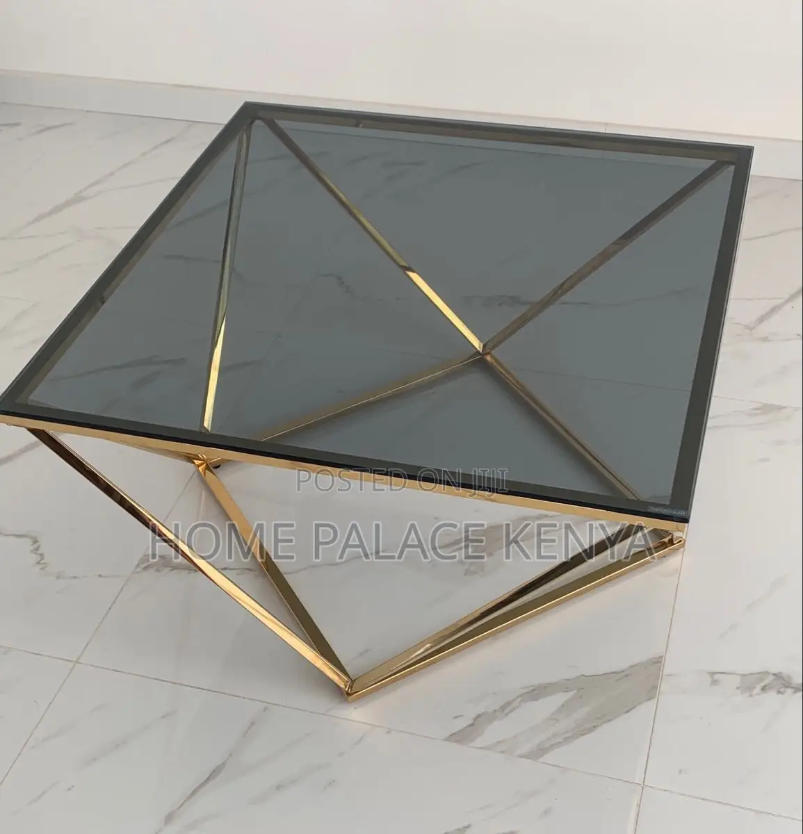Coffee Table; Stylish Modern Center Coffee Table With Glass Top