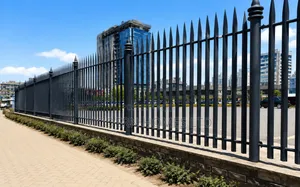 Heavy-Duty Steel Palisade - Anti-Climb Pointed Design - Custom Designs