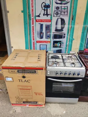TLAC Standing Cooker 60x60cm, 3G+1E, With Flame Failure Safety