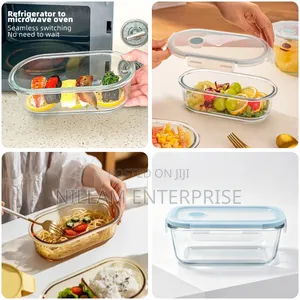 Airtight Glass Food Storage Containers*