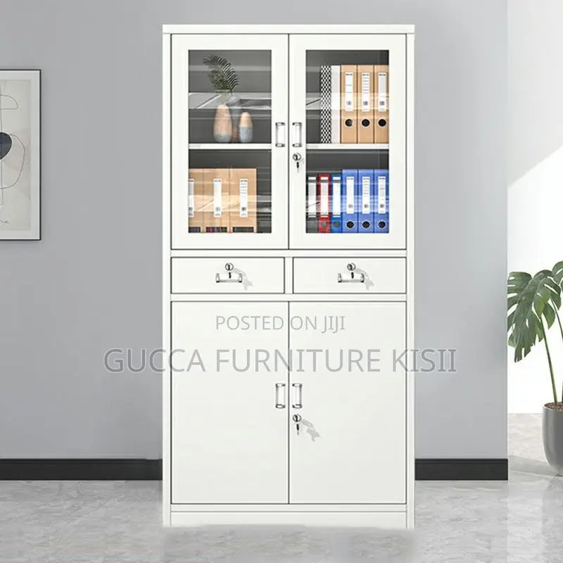 Storage Cabinet; Lockable Metallic Filing Cabinet With 2 Drawers