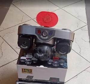 4G Solar Triple Lens CCTV Camera With AI Tracking & Siren