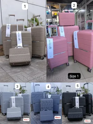 🔥🔥fashion 4 in 1 Unbreakble Laxurious Rubber Suitcase Briefcase