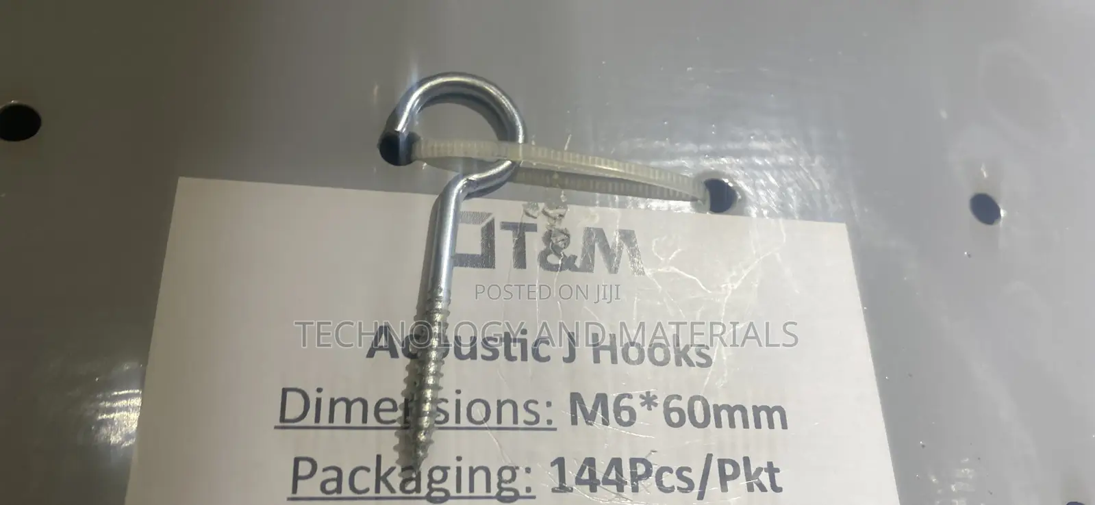 Acoustic J Hooks M6*60mm