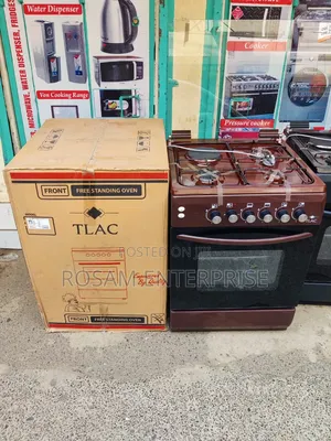 TLAC Standing Cooker 60x60cm, 3G+1E, With Flame Failure Safety