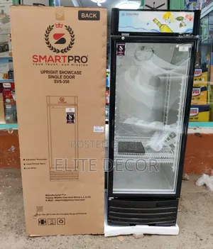 SmartPro SVS-350 279L Upright Showcase Chiller – Single Glass Door