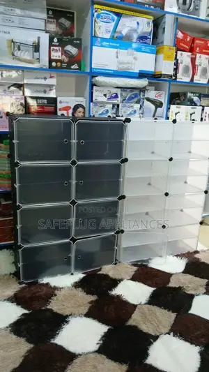 Plastic Shoerack Organiser  Double Column