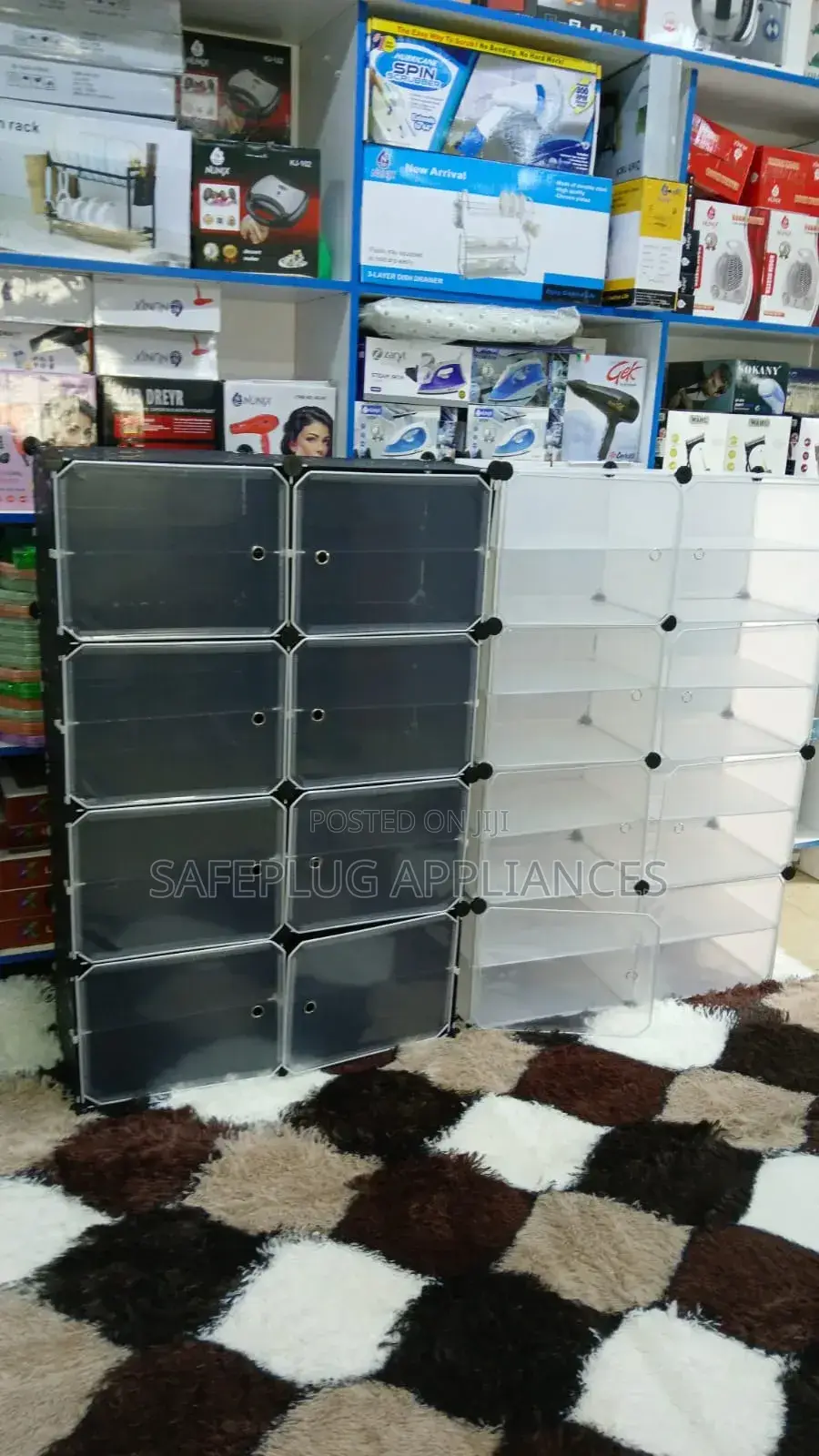 Plastic Shoerack Organiser  Double Column