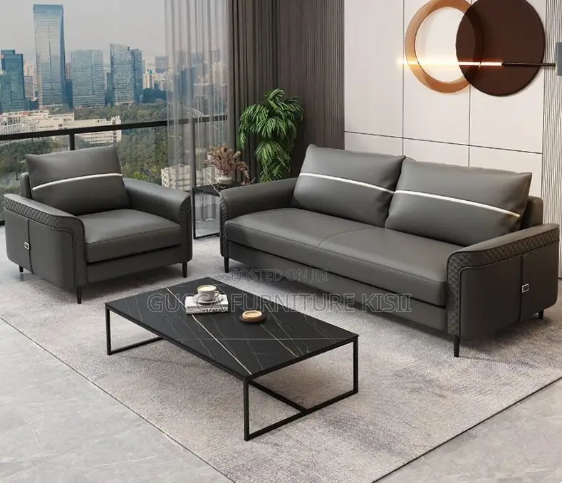 Office Sofa; 5-Persons Reception Sofa
