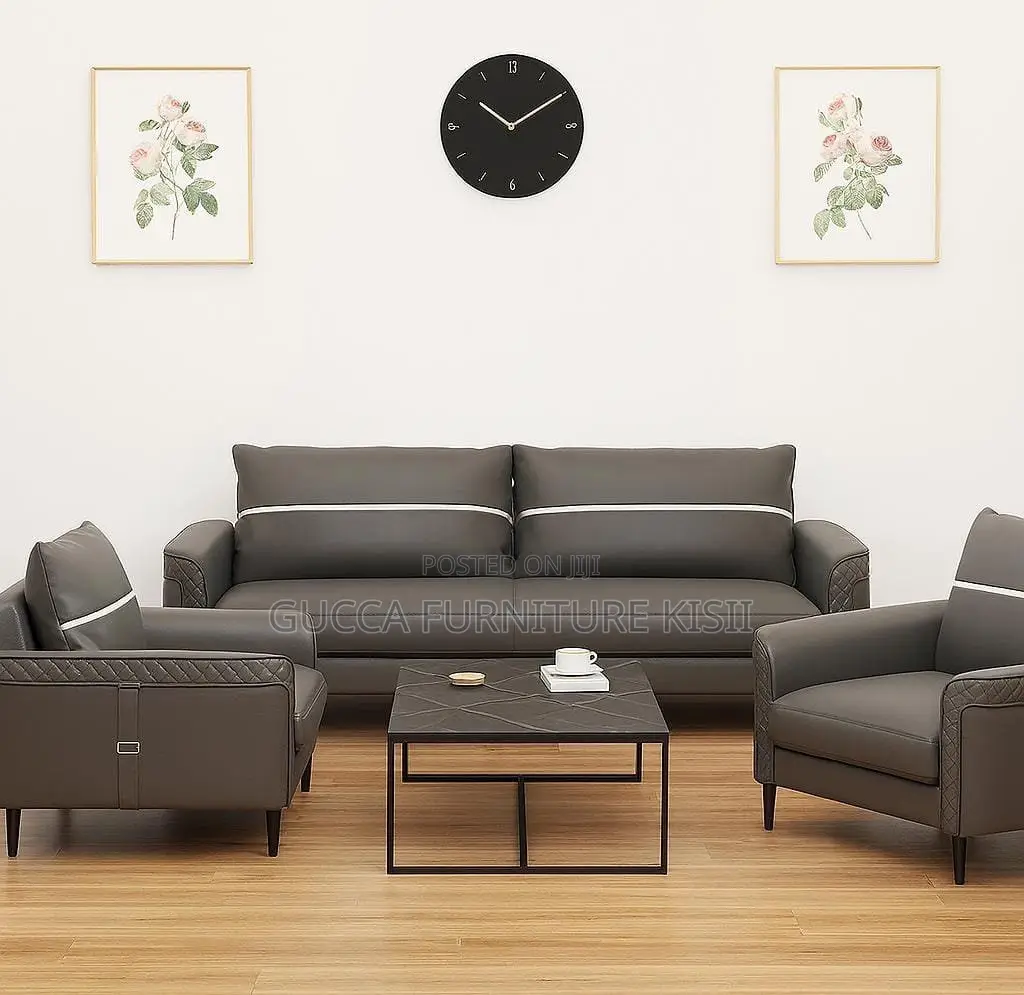 Office Sofa; 5-Persons Reception Sofa