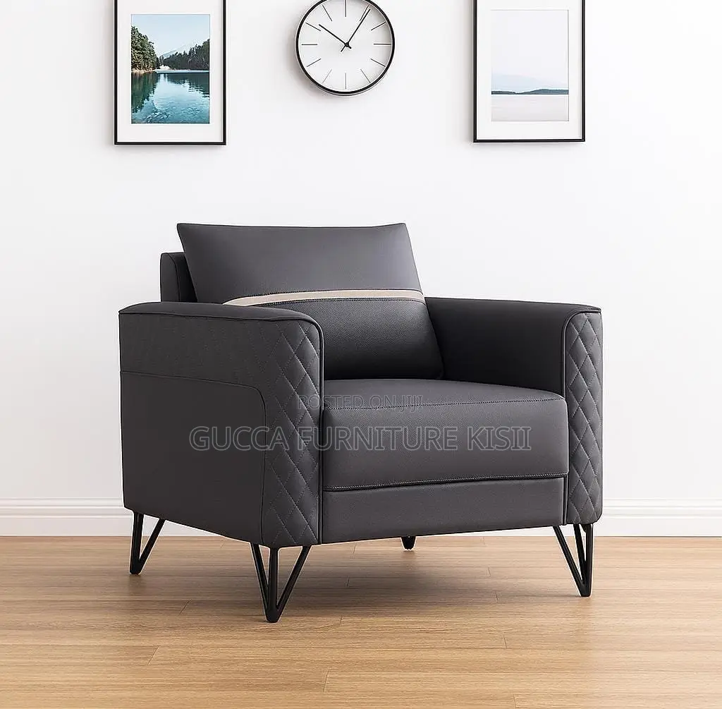 Office Sofa; 5-Persons Reception Sofa