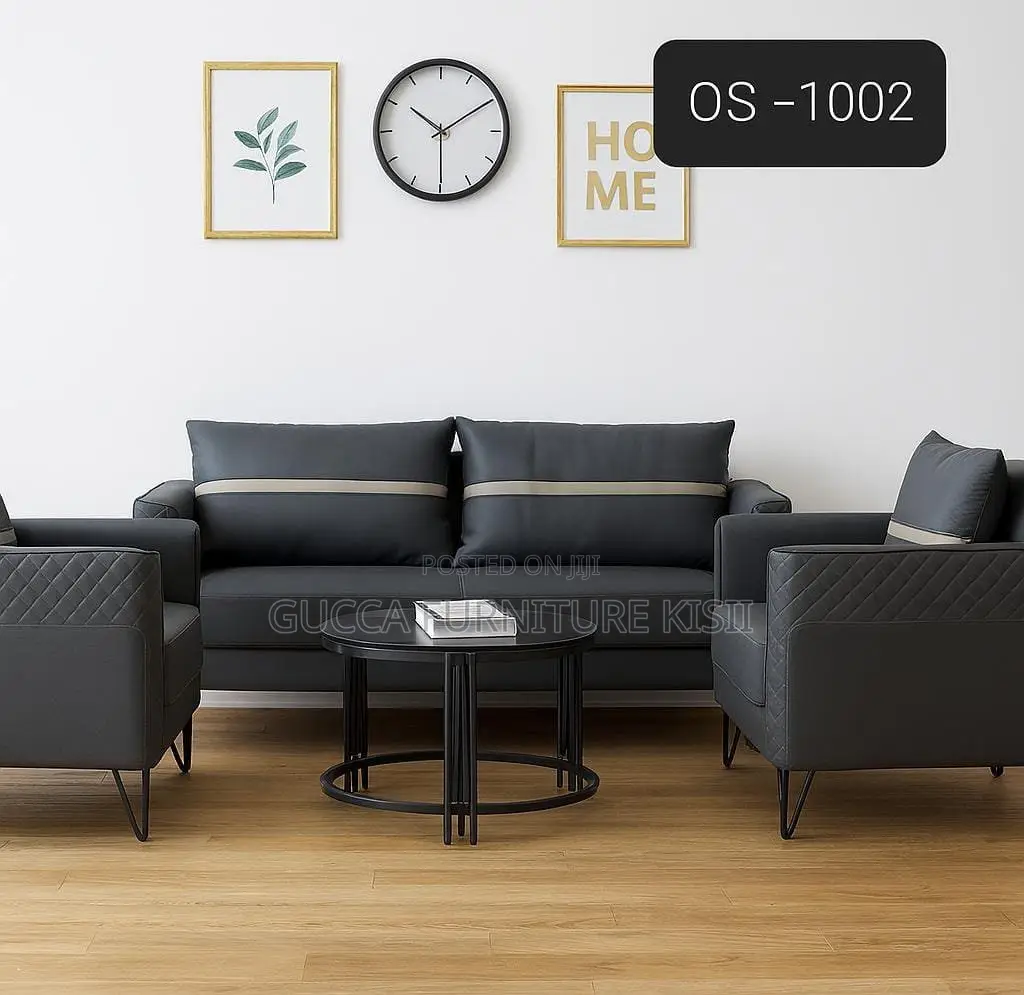 Office Sofa; 5-Persons Reception Sofa