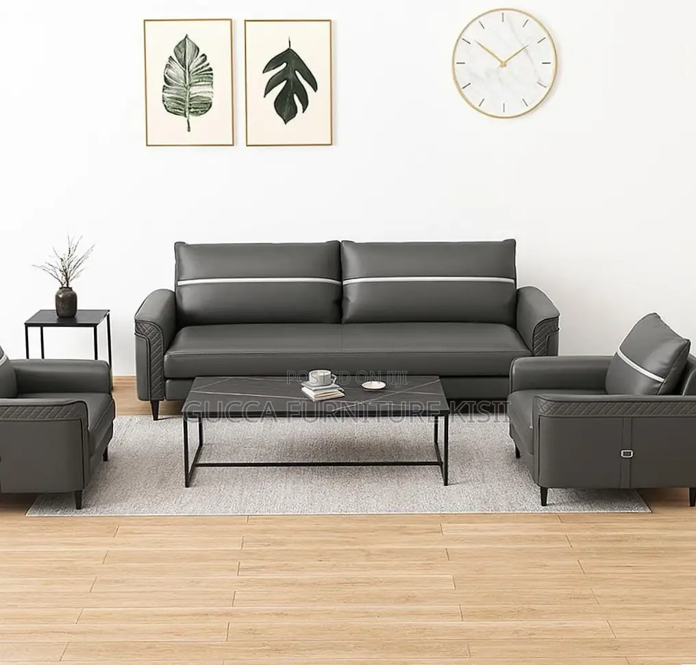 Office Sofa; 5-Persons Reception Sofa