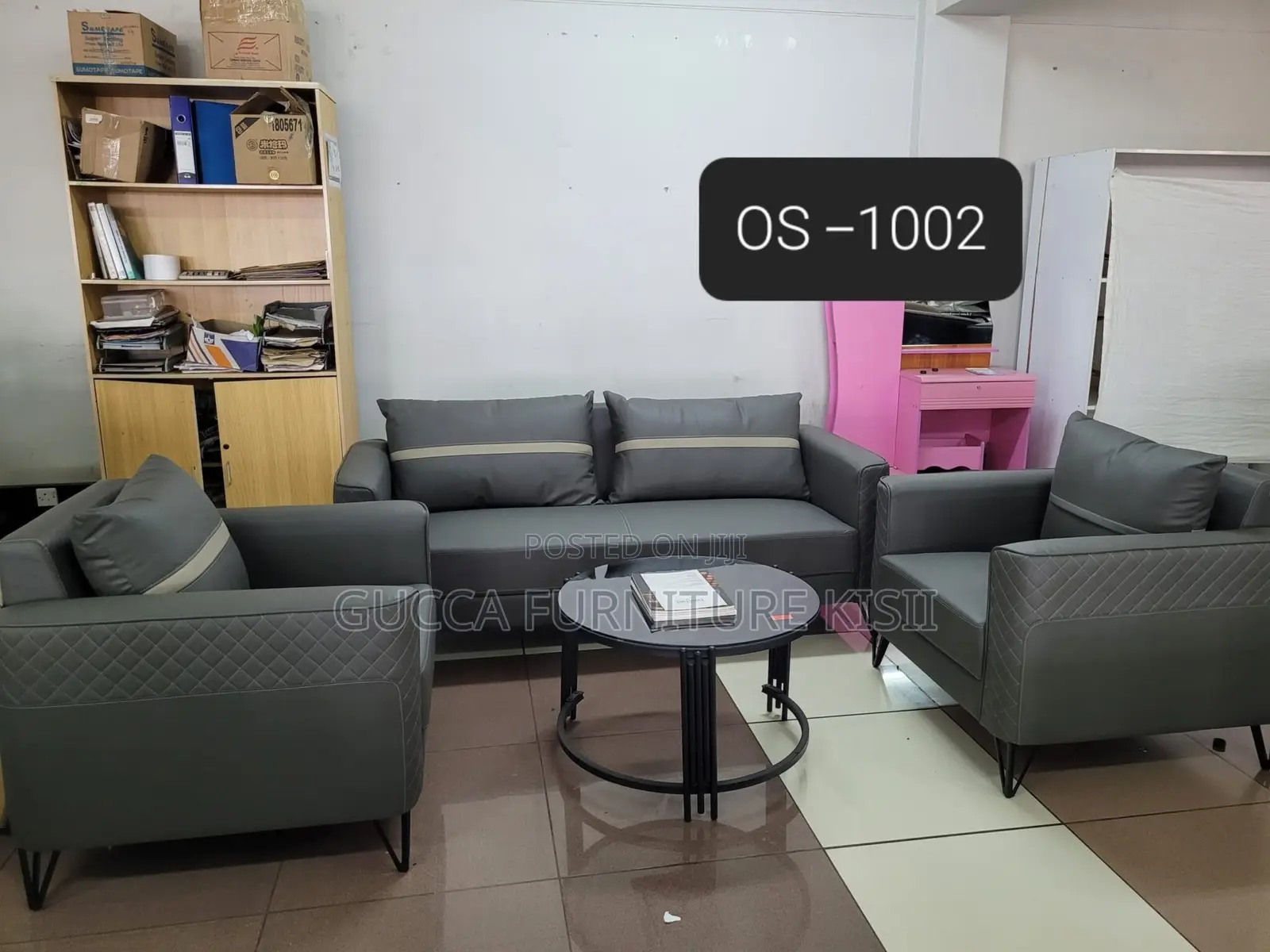 Office Sofa; 5-Persons Reception Sofa