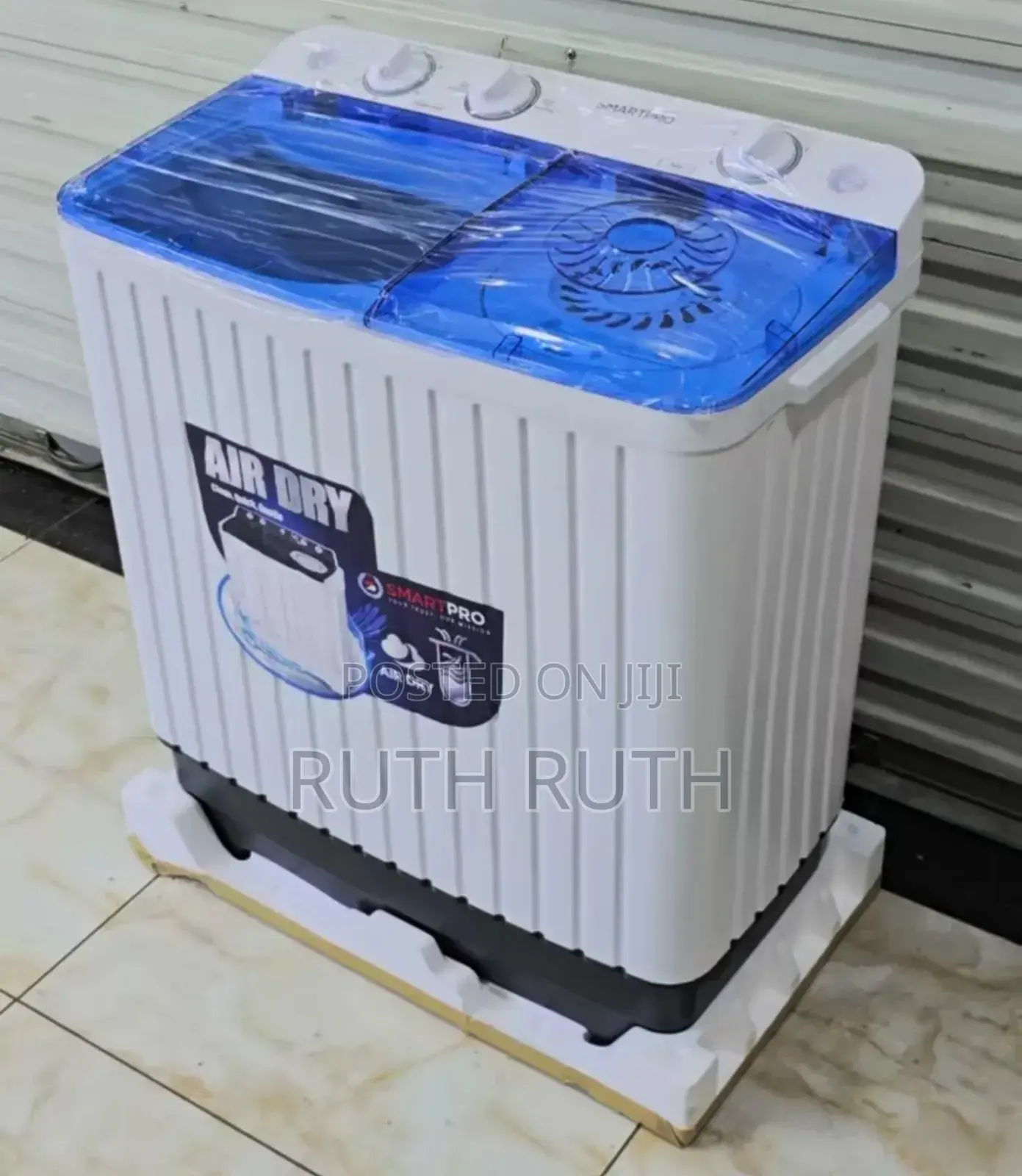 Smartpro 8kg Semi Automatic Washing Machine