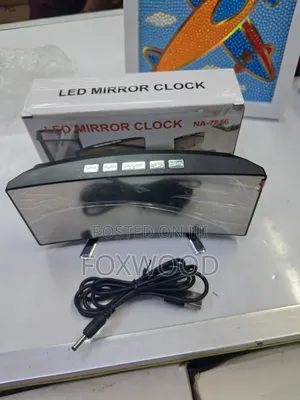 Curved Digital Alarm Clock