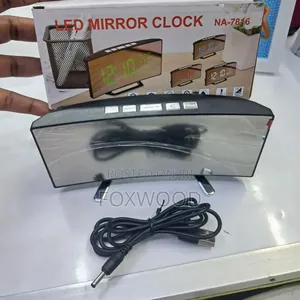 Curved Digital Alarm Clock