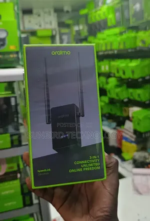 Oraimo 3-in-1 Connectivity Osh-014a Speedlink Wifi Repeater.