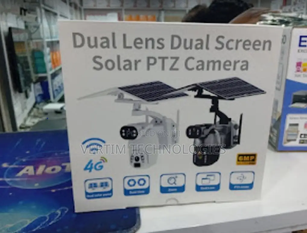4G Dual Lens Smart CCTV Indoor Camera 6MP PTZ Motion Detection Night