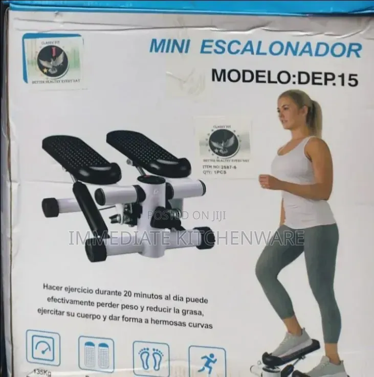 Mini Stepper With Resistance Bands