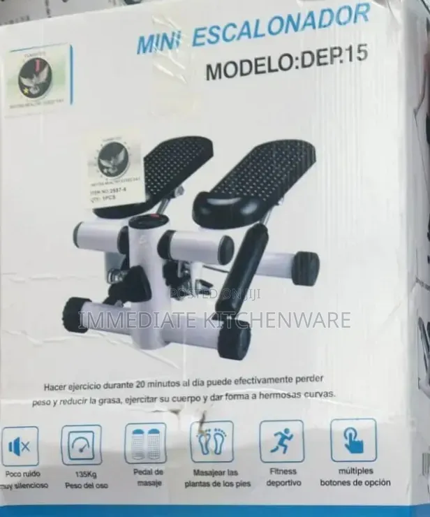 Mini Stepper With Resistance Bands
