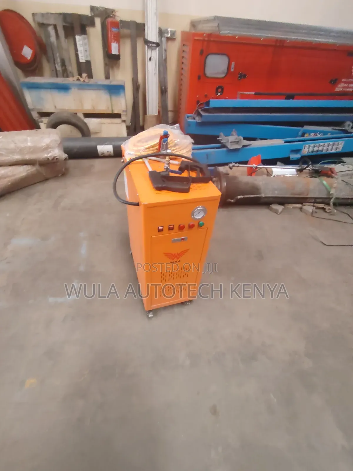 Heavy Duty Engine Steam Washing Machine With Flexible Hose Pipe