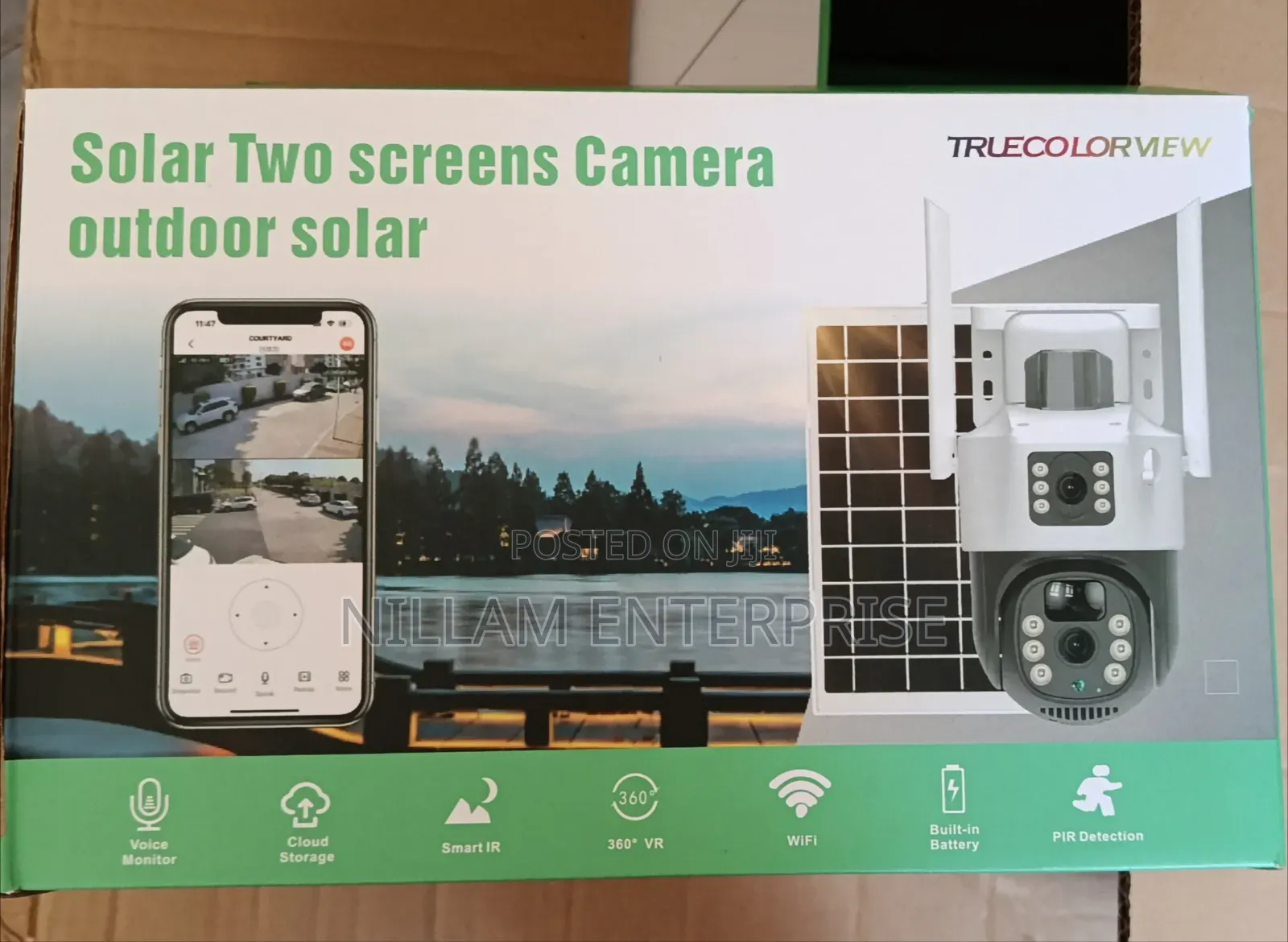 TrueColorView 4G Dual Lens Solar Camera