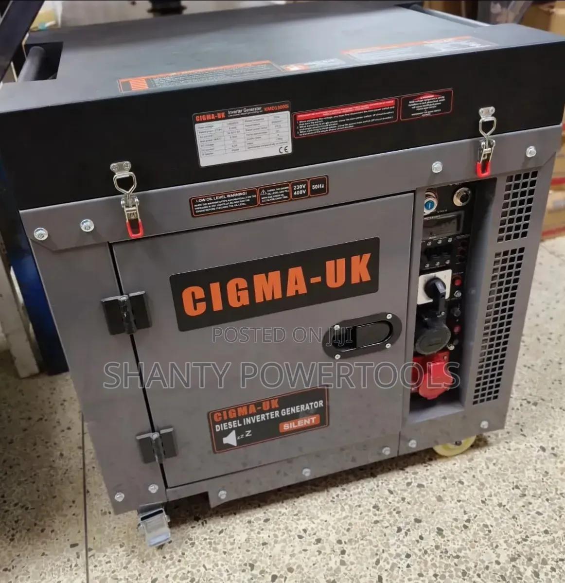 CIGMA-UK Silent Diesel Inverter Generator (Model: KMDi3000i).