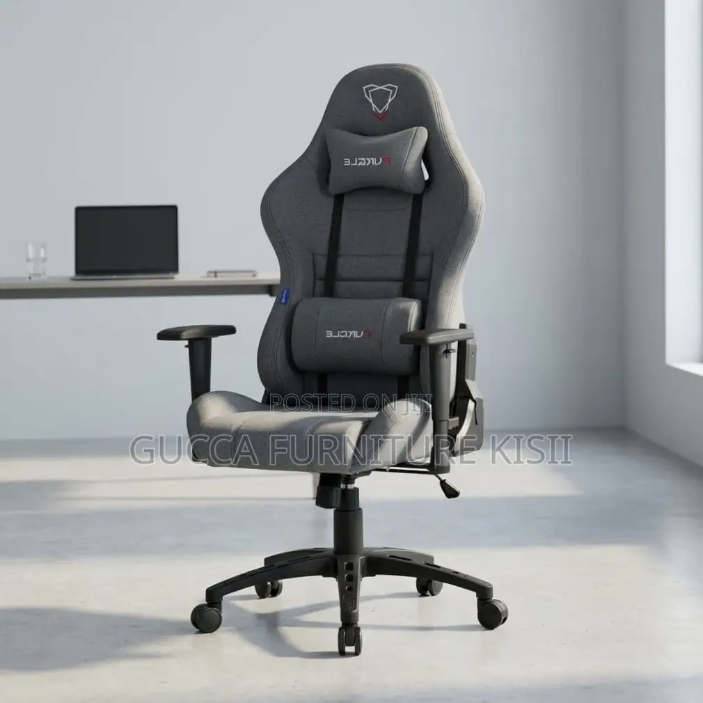 Gaming Chair; The Gray Fabric Gaming Chair