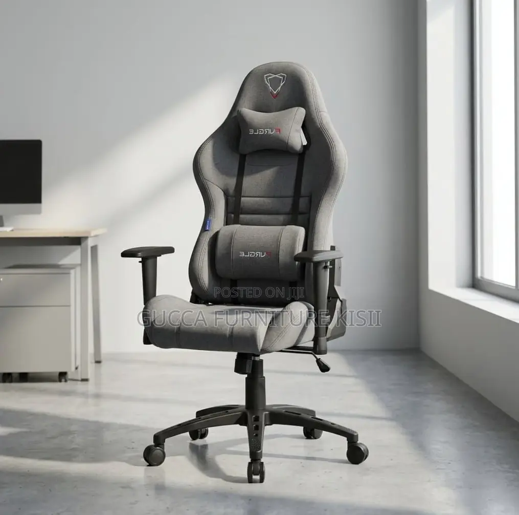 Gaming Chair; The Gray Fabric Gaming Chair