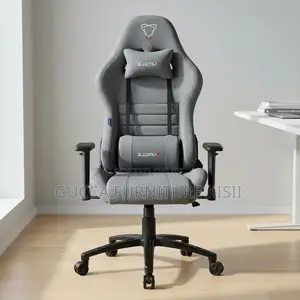 Gaming Chair; The Gray Fabric Gaming Chair
