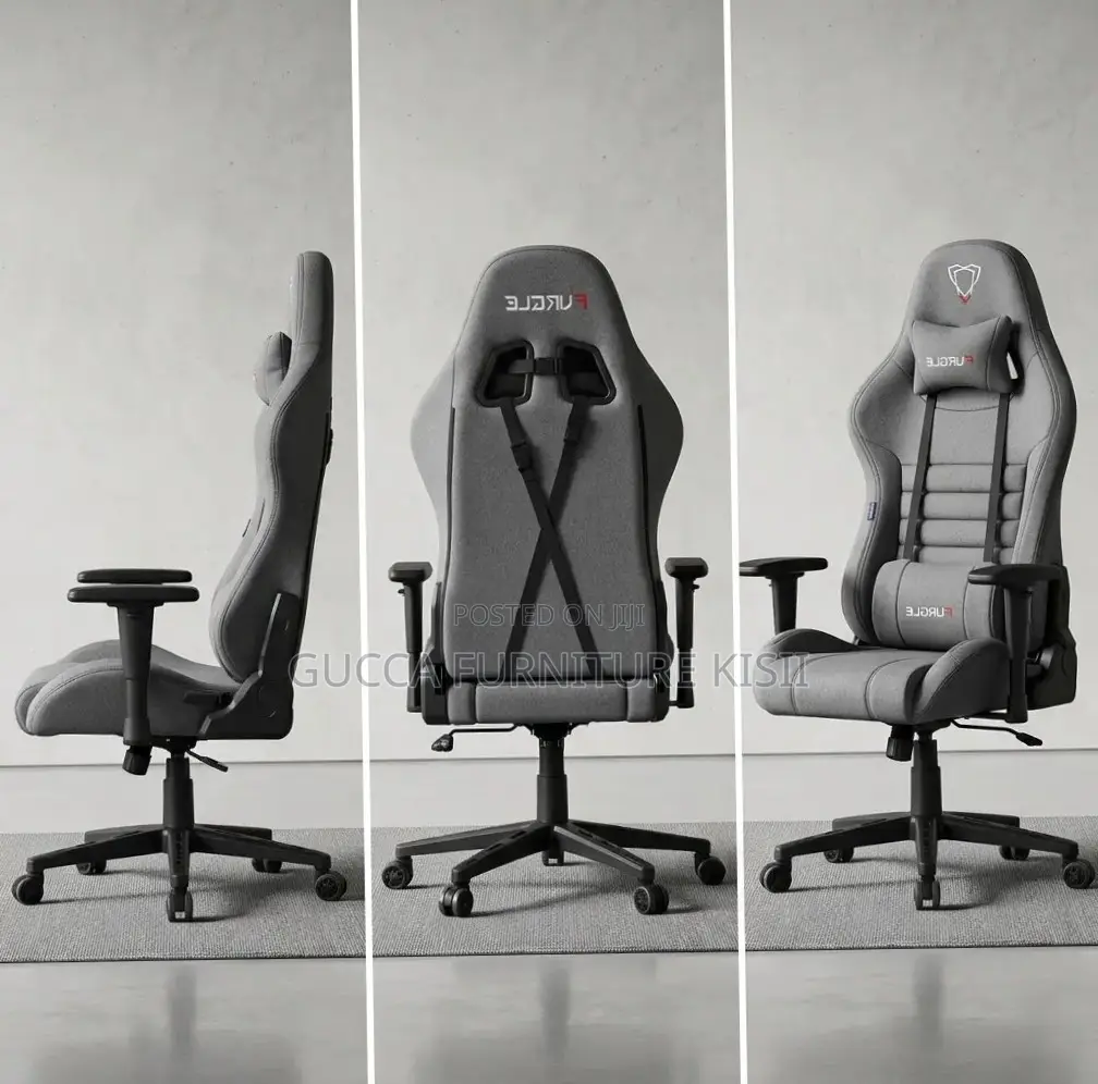 Gaming Chair; The Gray Fabric Gaming Chair