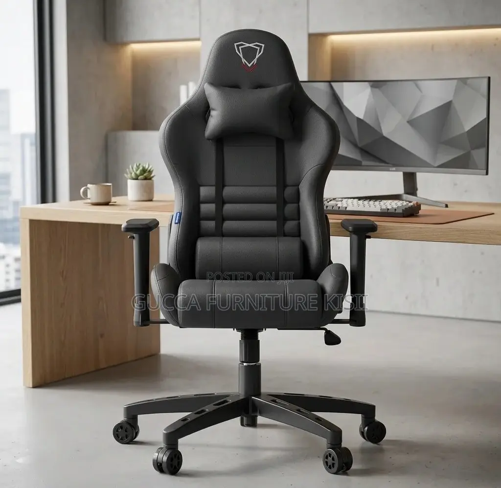 Gaming Chair; The Gray Fabric Gaming Chair